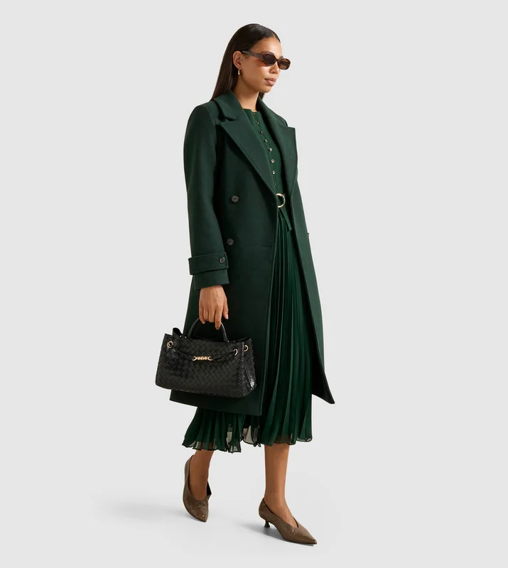 forever new LELANI Pleated Midi Dress